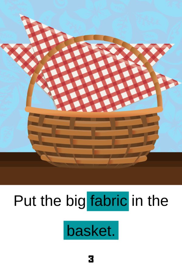 3 Phonetically Aligned Decodable Books: The Basket (ebook digital download) - Image 7