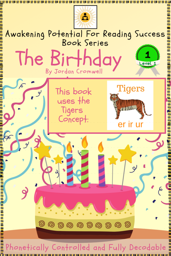 decodable phonics ebook The Birthday level 1