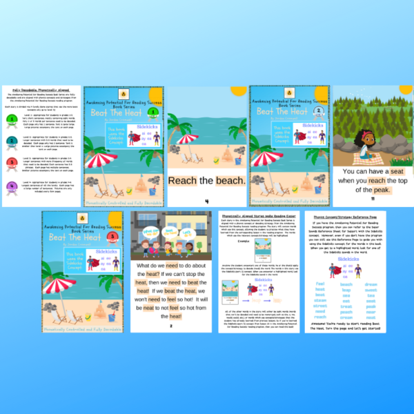 beat the heat decodable books preview