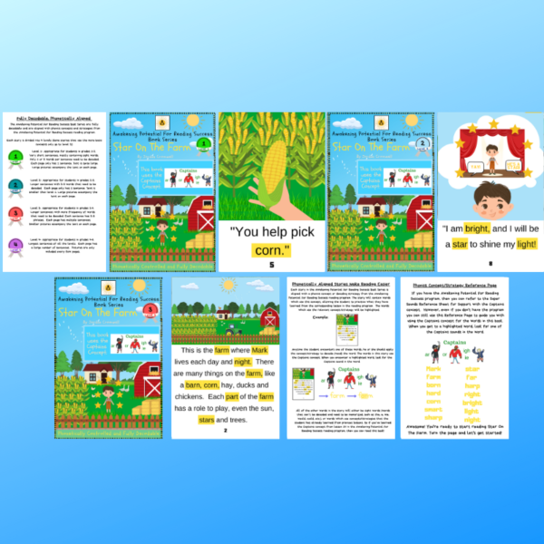 Star on the Farm Decodable Books preview