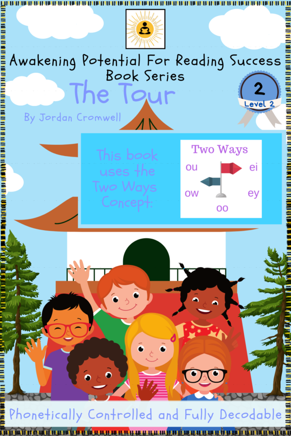 the tour decodable books level 2 cover page