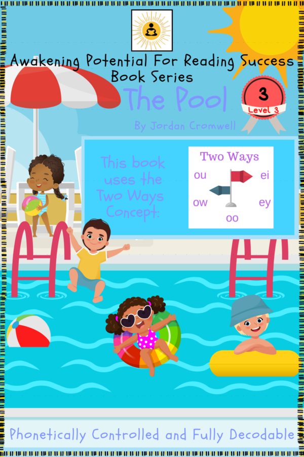 the pool cover page level 3 decodable books