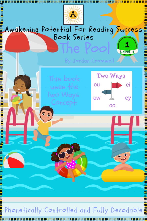 the pool cover page level 1 decodable books