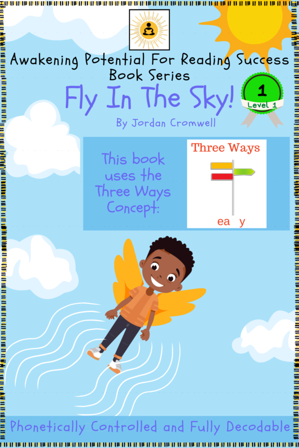 fly in the sky decodable books cover page level 1